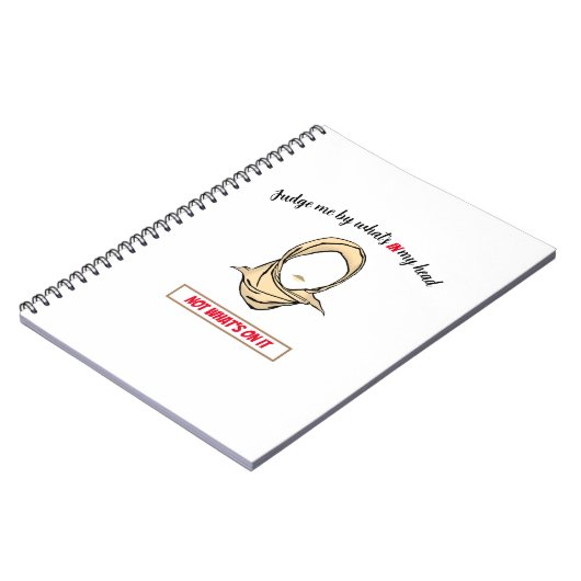 Hijab Pride Rechter niet het Notitieboek van de Sp (Linkerzijde)