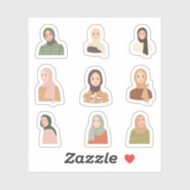 Hijab-Stickers Sticker
