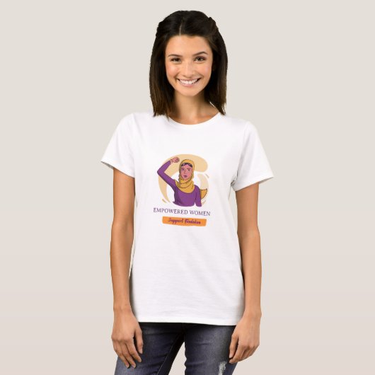 Hijab T-shirt (Voorkant volledig)