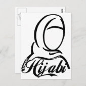 Hijabi Briefkaart (Voorkant / Achterkant)