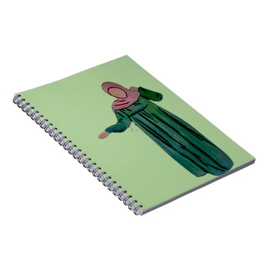 Hijabi - Muslimah - Hijab Hand getekend - Hijab Gi Notitieboek (Rechterzijde)