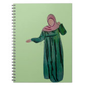 Hijabi - Muslimah - Hijab Hand getekend - Hijab Gi Notitieboek (Voorkant)