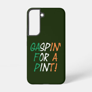 Hijgt naar een pint over de Ierse vlag sgt Samsung Galaxy Hoesje