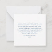 Hijri 1447 Islamitisch Nieuwjaars Maan Card Notitiekaartje (Achterkant)