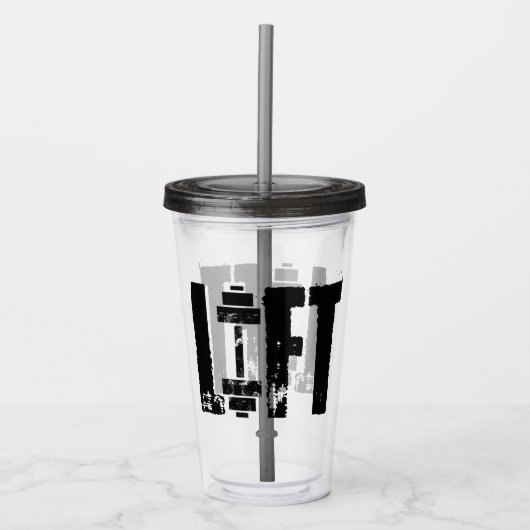 Hijs Acryl Drinkbeker (Voorkant)