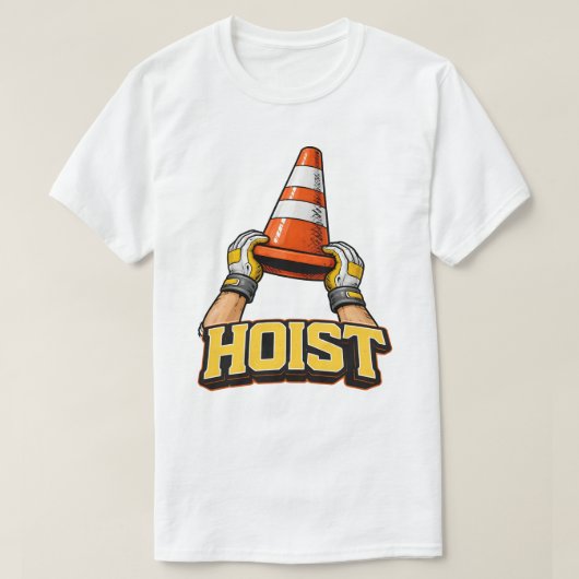 Hijs de Kegel Grappig Honkbal T-shirt (Design voorkant)