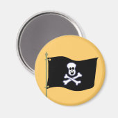 Hijsen de Jolly Roger! Magneet (Voorkant / Achterkant)