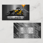 Hijskraan Bouw | Bouwvoertuig Visitekaartje (Voorkant / Achterkant)