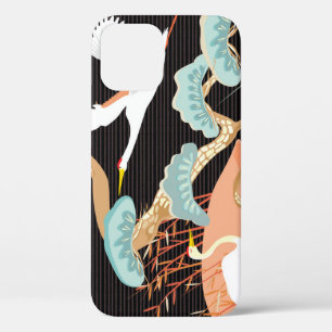 Hijskranen, reigers: Japans vogelpatroon. Case-Mate iPhone Case