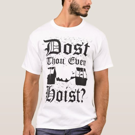 Hijst u ook maar? - Licht Shirt (Voorkant)