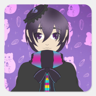 Hikaru Ohayashi Vierkante Sticker