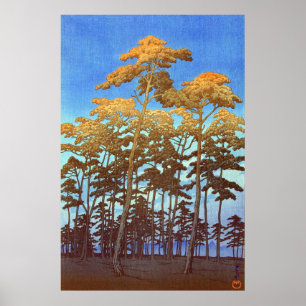 Hikawa Park in Omiya Kawase Hasui 1930 Poster