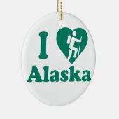 Hike Alaska Keramisch Ornament (Rechts)