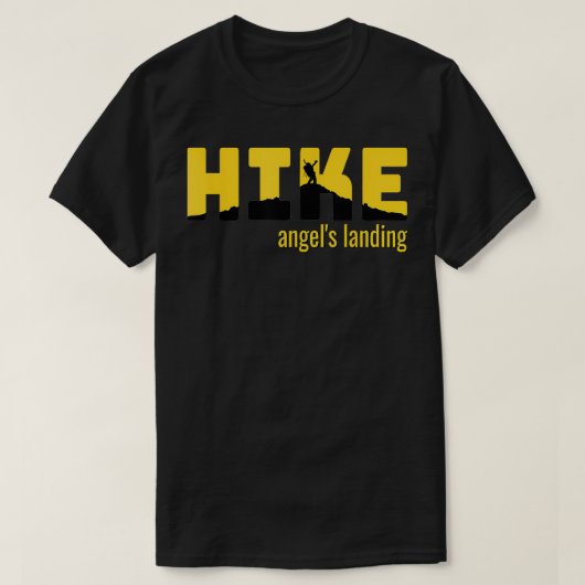 HIKE ANGELS LANDING Wandelgeschenk T-shirt (Design voorkant)
