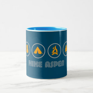 Hike Aspen Colorado Tweekleurige Koffiemok