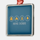 Hike Boise Idaho Metalen Ornament (Links)