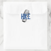 Hike Bootprint Ronde Sticker (Tas)