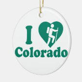 Hike Colorado Keramisch Ornament (Links)