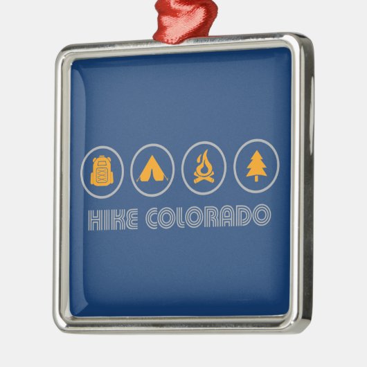 Hike Colorado Metalen Ornament (Links)