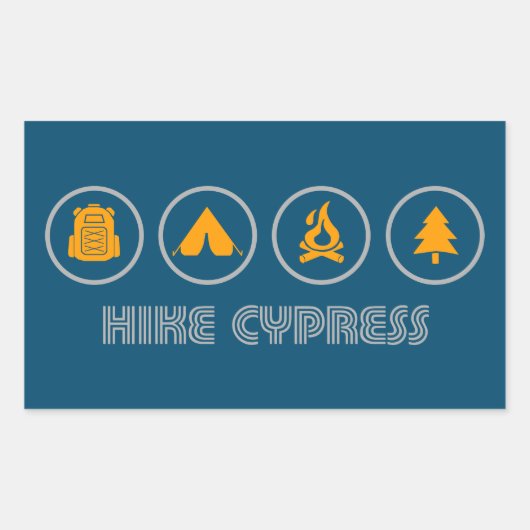 Hike Cypress Provincial Park Rechthoekige Sticker (Voorkant)