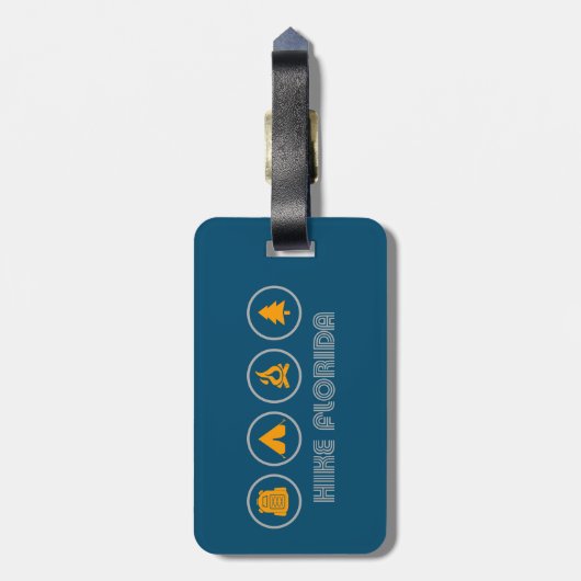 Hike Florida Bagagelabel (Achterkant verticaal)