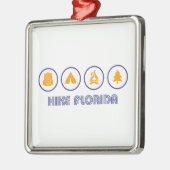 Hike Florida Metalen Ornament (Links)