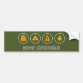 Hike Georgia Bumpersticker (Voorkant)