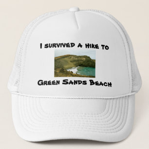 Hike Hawaii Green Sand Beach Trucker Pet
