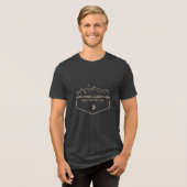 Hike High, Cast Low Reel In De Leuke Wandeling Om Tri-Blend Shirt (Voorkant volledig)