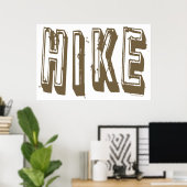 Hike, Hiker, Hiking Poster (Thuiskantoor)