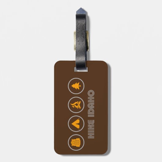 Hike Idaho Bagagelabel (Achterkant verticaal)