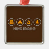 Hike Idaho Metalen Ornament (Voorkant)