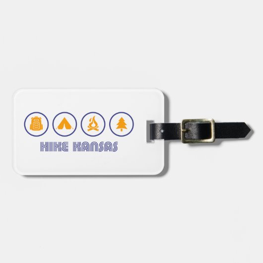 Hike Kansas Bagagelabel (Voorkant horizontaal)