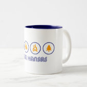 Hike Kansas Tweekleurige Koffiemok (Voorkant rechts)