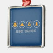 Hike Lake Tahoe Metalen Ornament (Links)