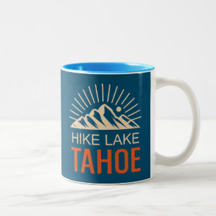 Hike Lake Tahoe Sunburst Tweekleurige Koffiemok