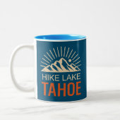 Hike Lake Tahoe Sunburst Tweekleurige Koffiemok (Links)