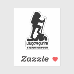 Hike - Laugavegurinn - IJsland - Sticker