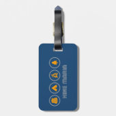 Hike Marin California Bagagelabel (Achterkant verticaal)