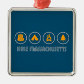 Hike Massachusetts Metalen Ornament (Voorkant)