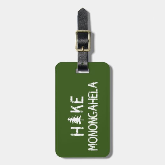 Hike Monongahela West Virginia Tree Bagagelabel (Voorkant verticaal)