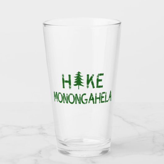 Hike Monongahela West Virginia Tree Glas (Voorkant)