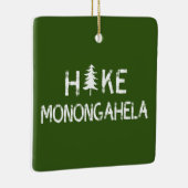 Hike Monongahela West Virginia Tree Keramisch Ornament (Rechts)