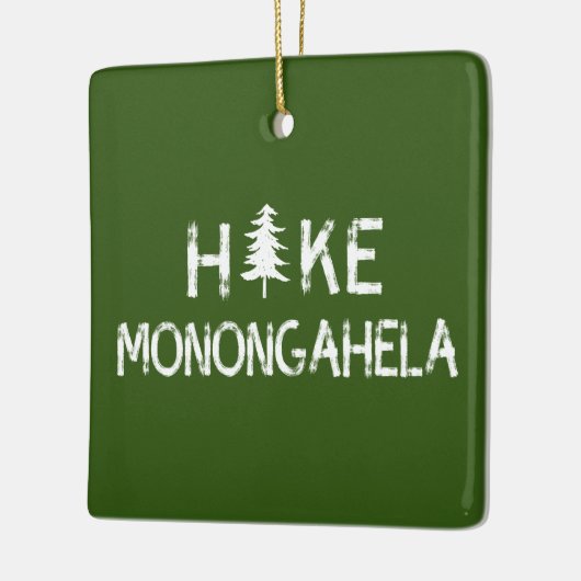 Hike Monongahela West Virginia Tree Keramisch Ornament (Links)