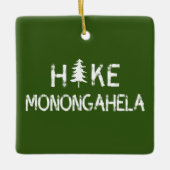 Hike Monongahela West Virginia Tree Keramisch Ornament (Voorkant)