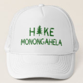 Hike Monongahela West Virginia Tree Trucker Pet (Voorkant)