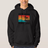 Hike more Angst Minder Duitse Shepherd Graphic Hik Hoodie (Voorkant)
