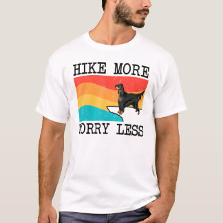 Hike more Angst Minder Gordon Setter Grafisch Hiki T-shirt