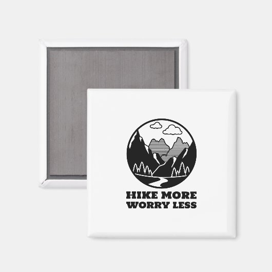 Hike more Angst Minder Magneet (Voorkant / Achterkant)