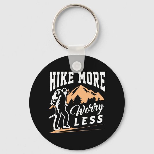 Hike more Angst Minder Sleutelhanger (Voorkant)